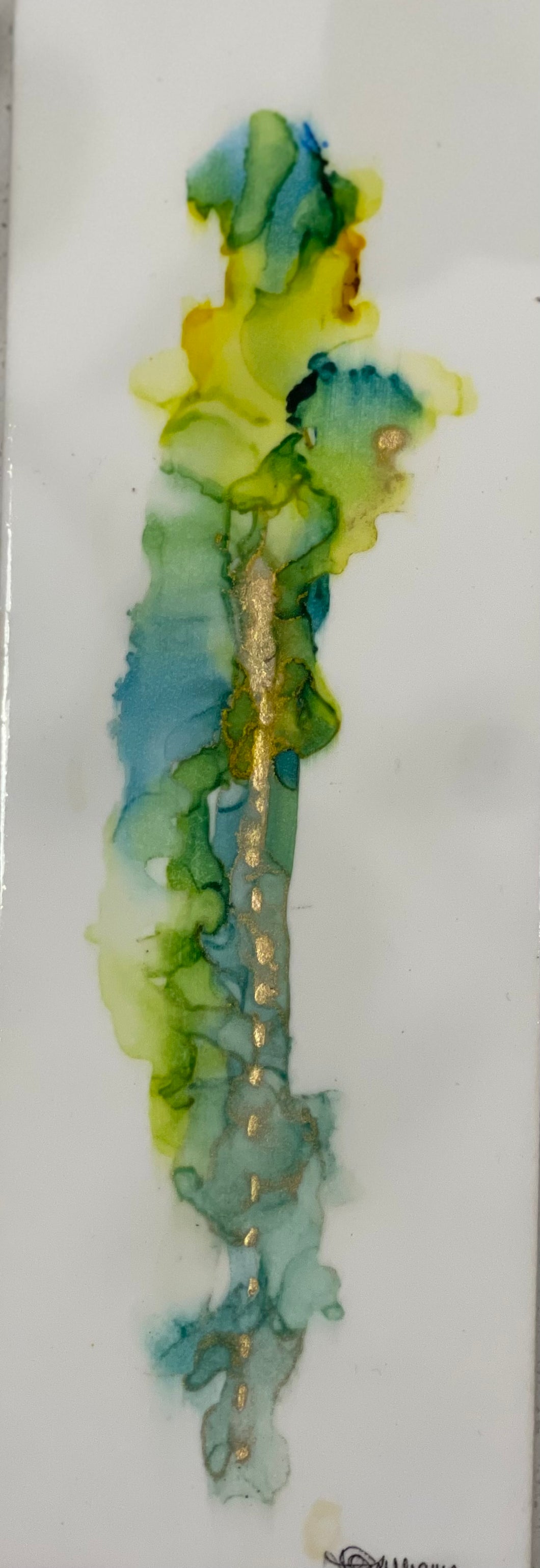 Alcohol Ink on Tile #3